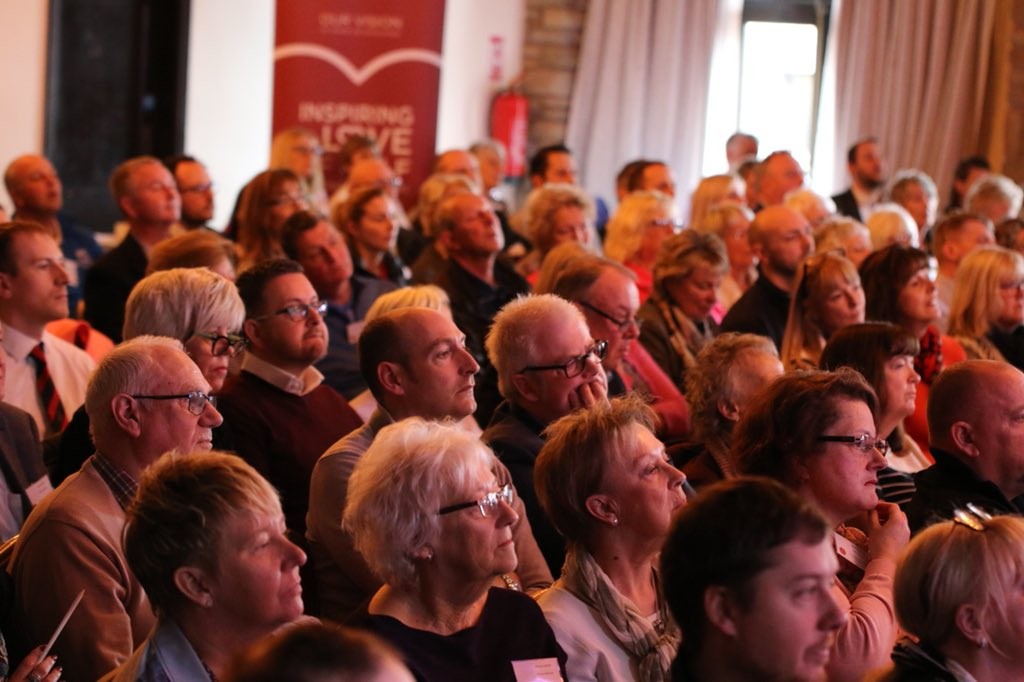 A packed audience attends the first Lancashire county conference on how clubs can attract more female players