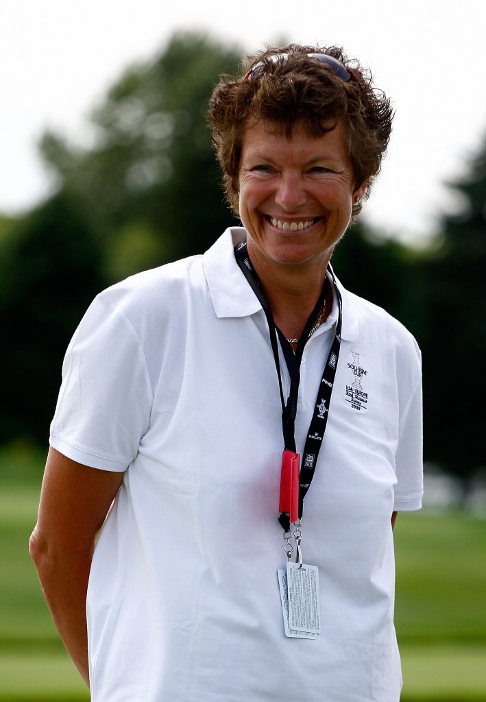 SUGAR GROVE, IL - AUGUST 19:  Four-time European Team Captain Mickey Walker attends a past Solheim Cup Captain's fan session prior to the start of the 2009 Solheim Cup at Rich Harvest Farms on August 19, 2009 in Sugar Grove, Illinois.  (Photo by Scott Halleran/Getty Images)