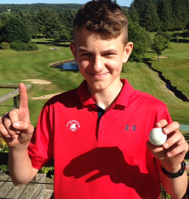 Aboyne Golf Club youngster Jamie Gibb Hole-In-One 