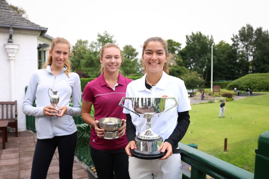 Portugal’s Filipa Capelo was yesterday crowned the Loretto Golf Academy Scottish Girls’ Under-16 Open champion at Murrayfield, while England’s Ashleigh Critchley stormed to glory in the Under-14 Championship.