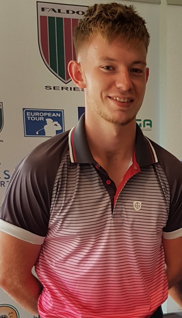 Luke Bartram (Rossendale GC), who has earned a place in the final of the Faldo Series