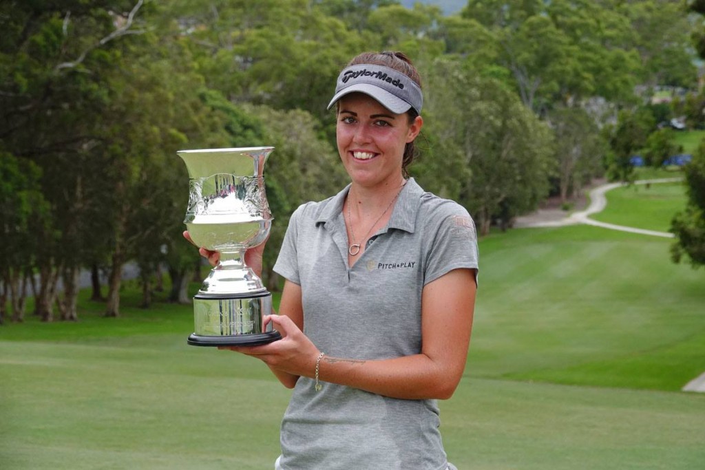     Wellingborough’s Meghan MacLaren who claimed the NSW Wales Open a year ago and hopes it will stir good memories for this week’s Pacific Bay Resort Australian Ladies Classic at Bonville GC. Picture by Ladies European Tour