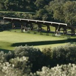 Practice bays at Argentario Golf Club
