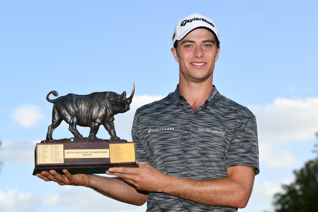 Guido Migliozzi who was crowned the first winner of the Magical Kenya Open at Karen Country Club. Picture by GETTY IMAGES
