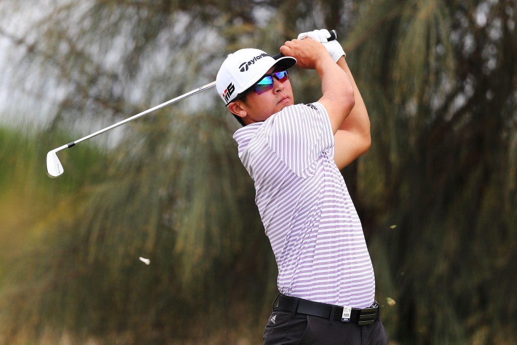     Kurt Kitayama is looking to back up his win in Mauritius with another strong showing in the Oman Open after his opening round of 66. Picture by GETTY IMAGES