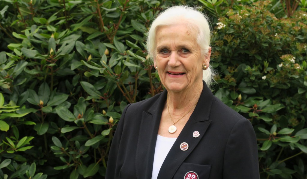 England Golf’s new president Jenny Clink from Gloucestershire who took up her post after the organisation’s AGM at Woodhall Spa.