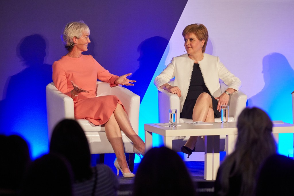 Judy Murray and Nicola Sturgeon - at the 2018 ASI Gender Summit
