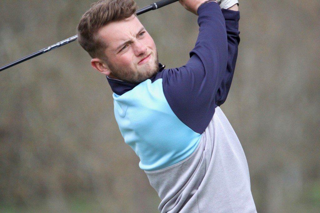 Hexham’s Matty Lamb broke the course record with a six-unde par 63 including eight birdies at North Hants in the Hampshire Hog. Picture by ANDREW GRIFFIN / AMG Pictures