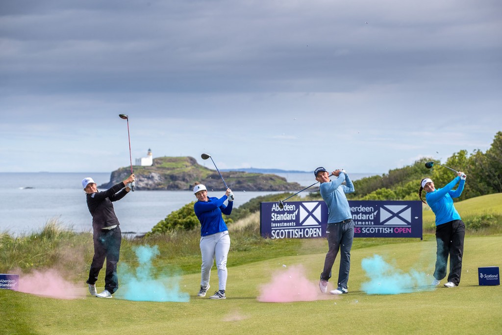 Aberdeen Standard Investments Scottish Opens media day.
Image free to use in conjunction with the promotion of the events courtesy of the European Tour and Aberdeen Standard Investments.
Pic Kenny Smith, Kenny Smith Photography
Tel 07809 450119