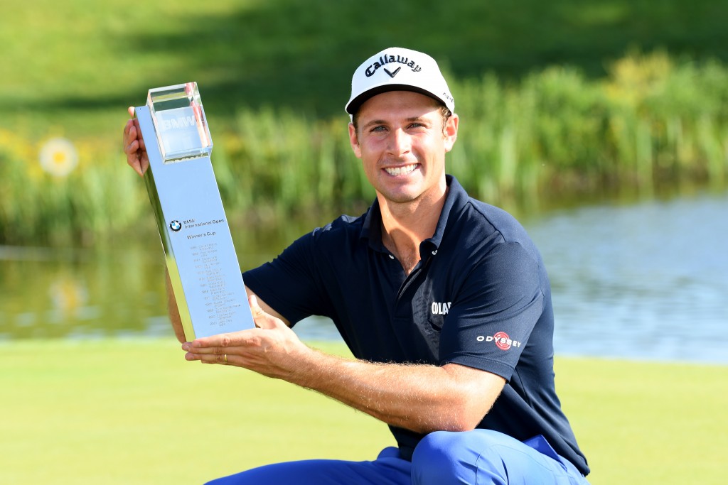 Italian Andrea Pavan, who beat Yorkshire’s Matt Fitzpatrick in a play-off to land the BMW International Open title at Golfclub München Eichenried. Picture by GETTY IMAGES