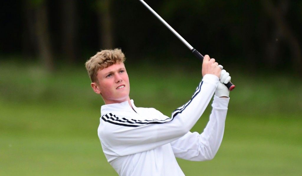 Ben Schmidt equalled the course record  with a superb 64 in the second round of the Brabazon Trophy, at Alwoodley GC. Picture by LEADERBOARD PHOTOGRAPHY