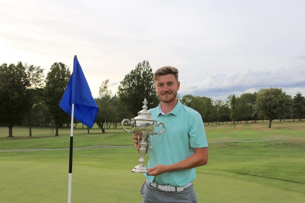 Sam Broadhurst, the 2018 North of England Open Amateur Youths Champion, who finished first in Open Regional Qualifying on Monday, with a round of 66 at Northamptonshire County which his dad Staysure Tour winner Paul, represents. Picture courtesy of Middlesborough GC 