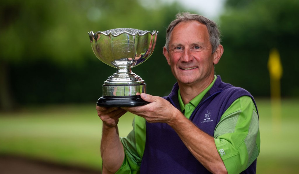 Worplesdon’s Ian Attoe is just the fourth player in 39 years to win the English Seniors Championship back-to-back. Picture by LEADERBOARD PHOTOGRAPHY