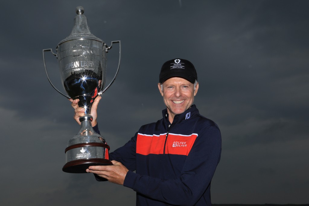 Jean-Francois Remesy was the winner of the first-ever Farmfoods European Legends Links Championship at Trevose, after a fine 67 to finish. Picture by GETTY IMAGES