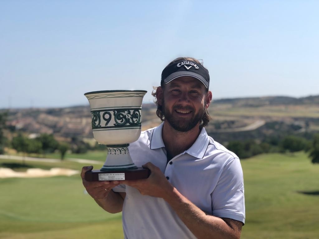 Norway’s Eirik Tage Johansen who beat France’s Ugo Cossaud to claim the Andalucia – Costa del Sol Match Play 9 title at Valle Romano. Picture by GETTY IMAGES