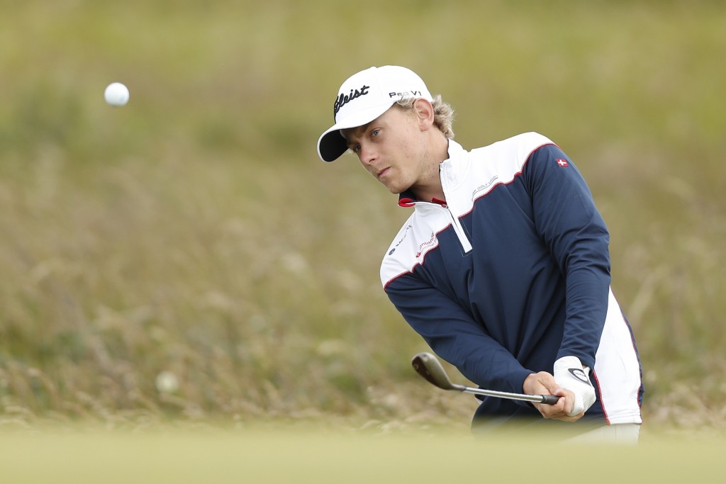 Denmark’s John Axelsen was part of the winning Eisenhower Trophy team at Carton House, in the autumn, so clearly loves playing golf in Ireland. Picture by THE R&A