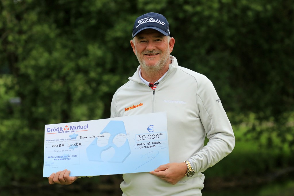 Peter Baker claimed the Senior Open Hauts de France by five shots to complete the treble of winning on the European, Challenge and Staysure Tours, Picture by GETTY IMAGES