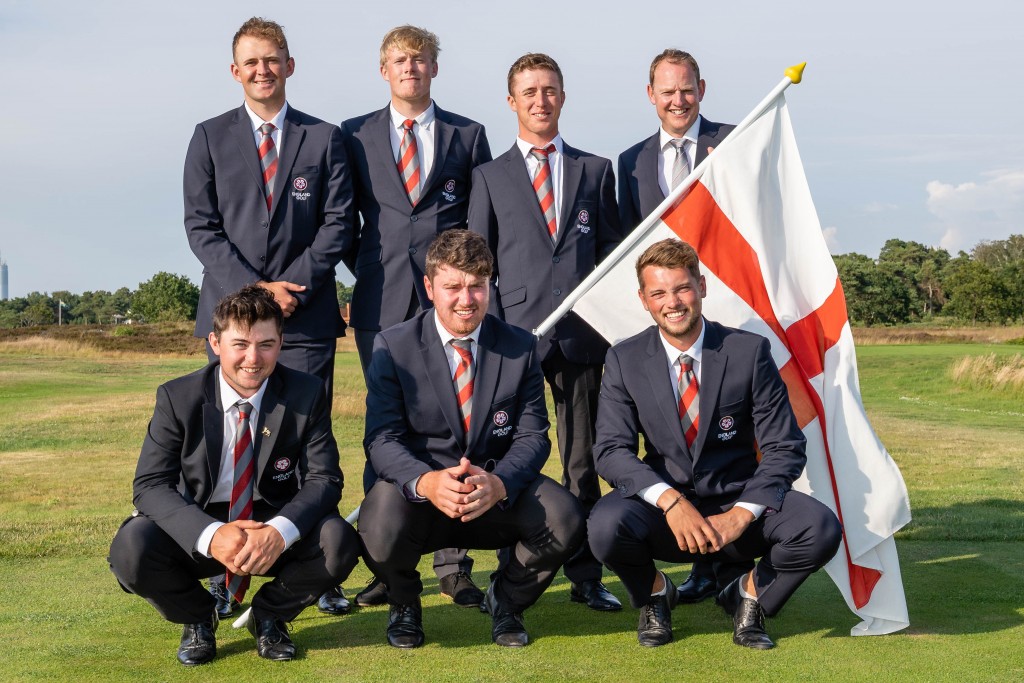 England team at 2019 European Amateur Team Golf Championship