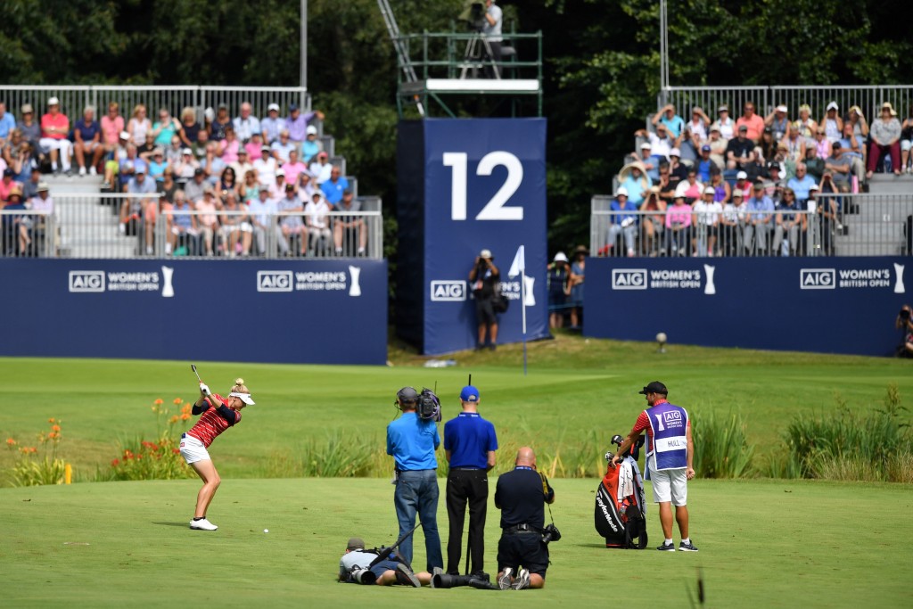 Charley Hull at Woburn Golf Club in the 2019 AIG Women’s British Open