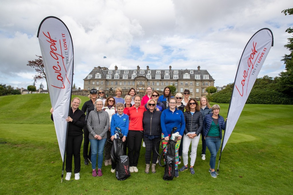 Gleneagles’ Pitch and Putt Course played host to the event, that combines social experience with learning. Image credit Kenny Smith.