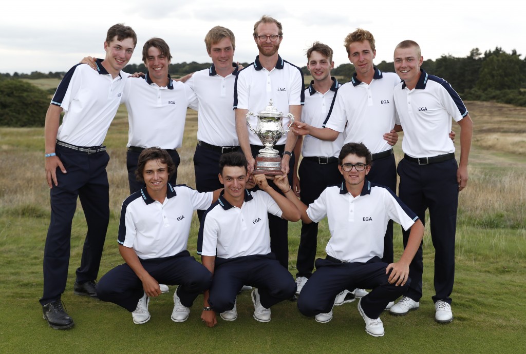 The Continent of Europe team winners of the 2019 Jacques Leglise Trophy