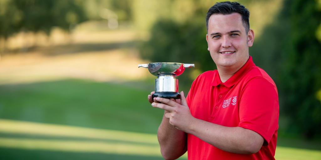 2019 English Disability Open champion George Groves from Surrey’s Horne Park Golf Club