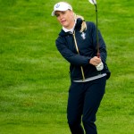 Charley Hull at one of the Solheim Cup practice days