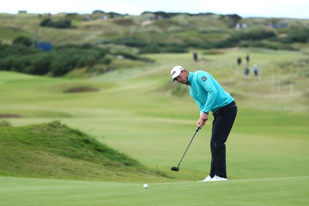 Victor Perez in the 2019 Alfred Dunhill Links Championship at Kingsbarns