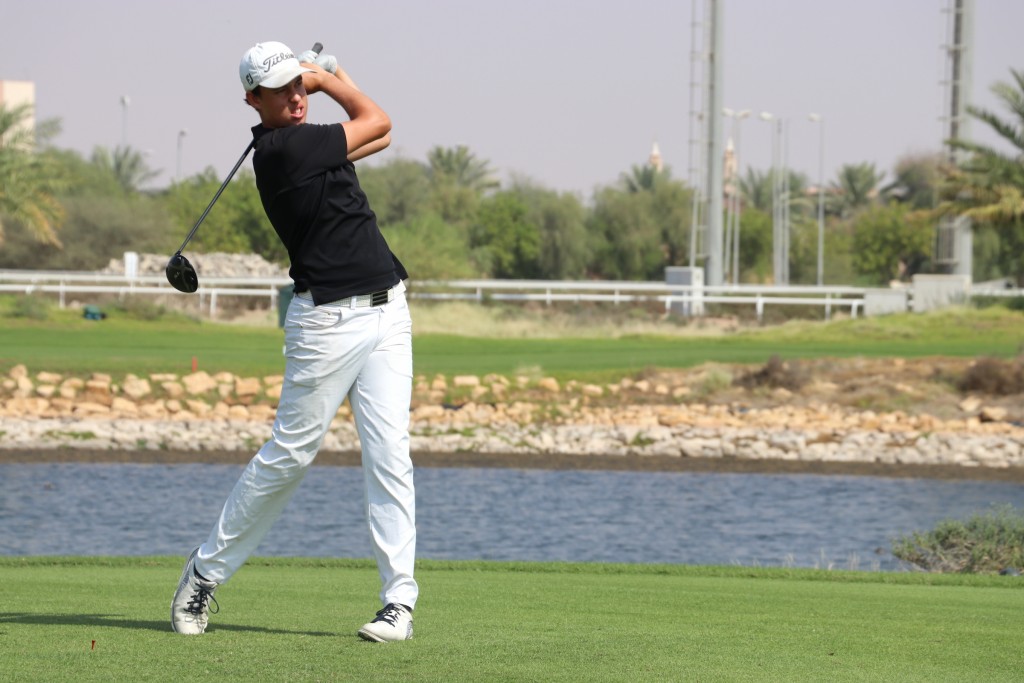 15 year old Josh Hill playing in the 2019 Al Ain Open