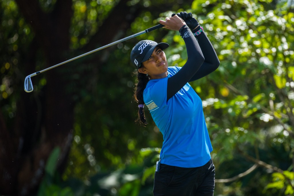 India’s Aditi Ashok in the final round of the Magical Kenya Ladies Open