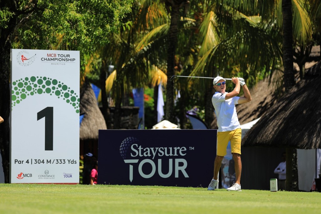 Jean-Franç﻿ois Remesy led after the first round of the MCB Tour Championship at Constance Belle Mare Plage
