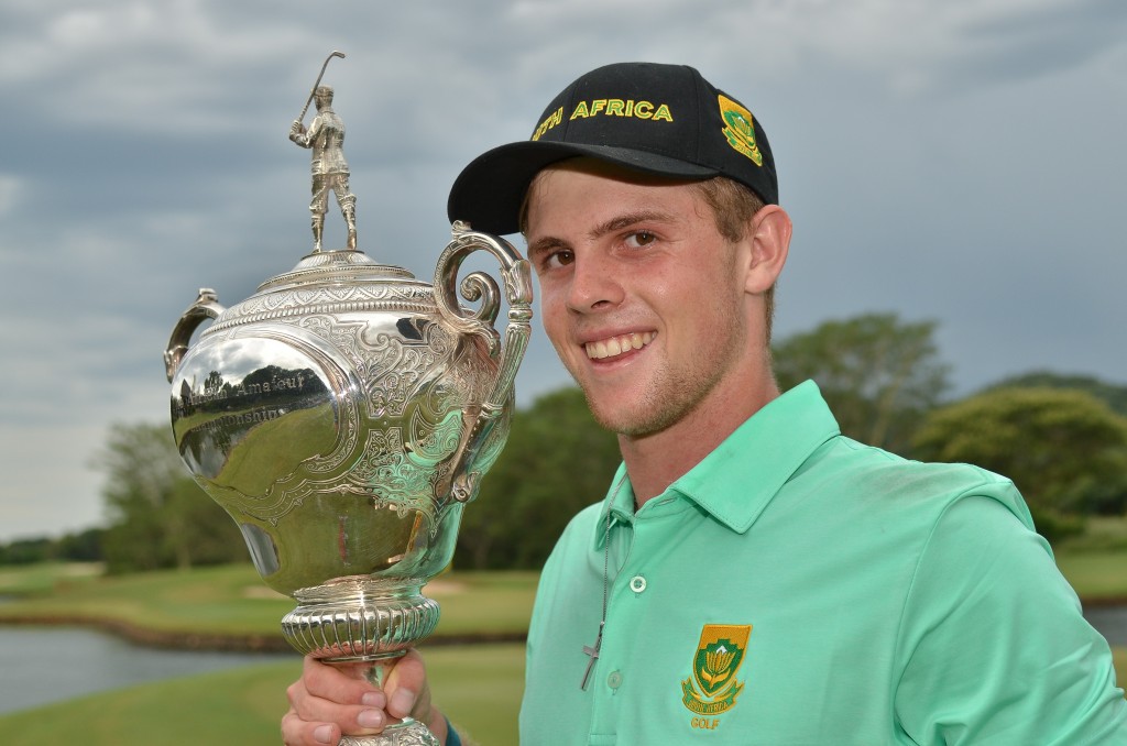 2020 African Amateur Stroke Play Champion Martin Vorster