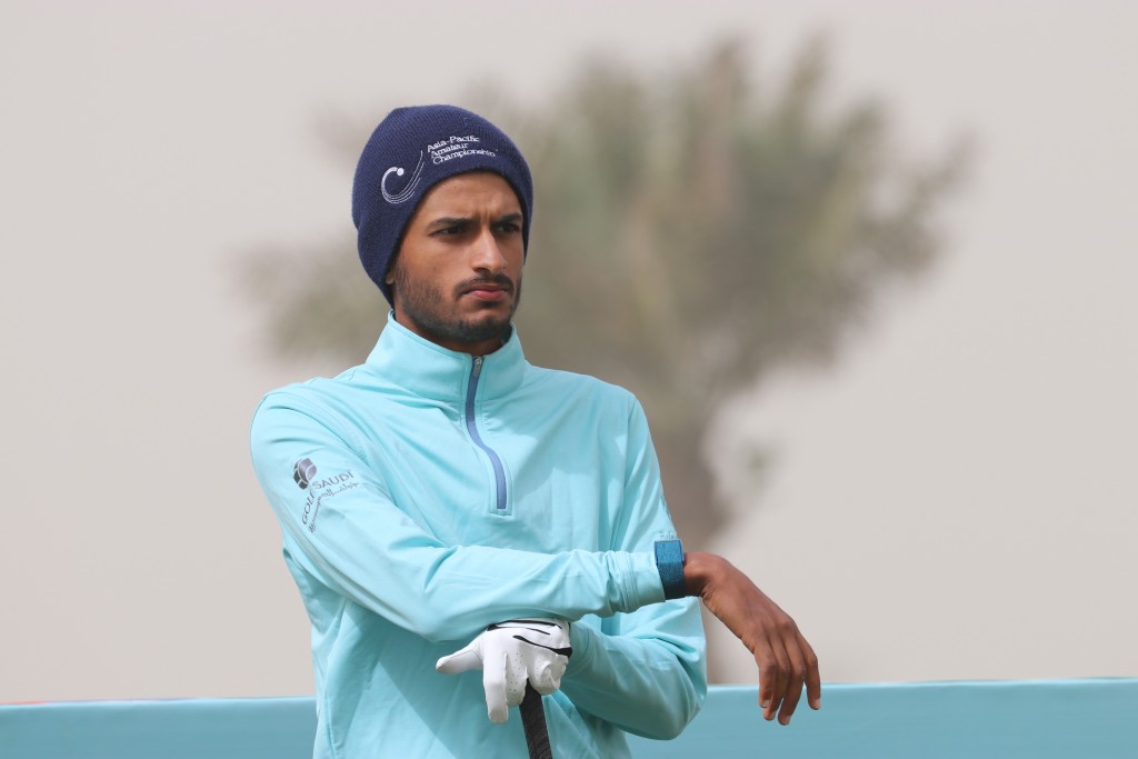 Saud Al Sharif at the Royal Golf Club Bahrain Open 