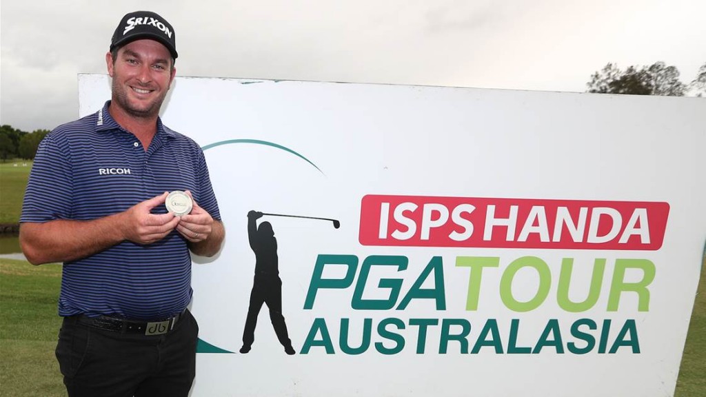 2019 ISPS Handa PGA Tour of Australasia Order of Merit winner Ryan Fox, from New Zealand