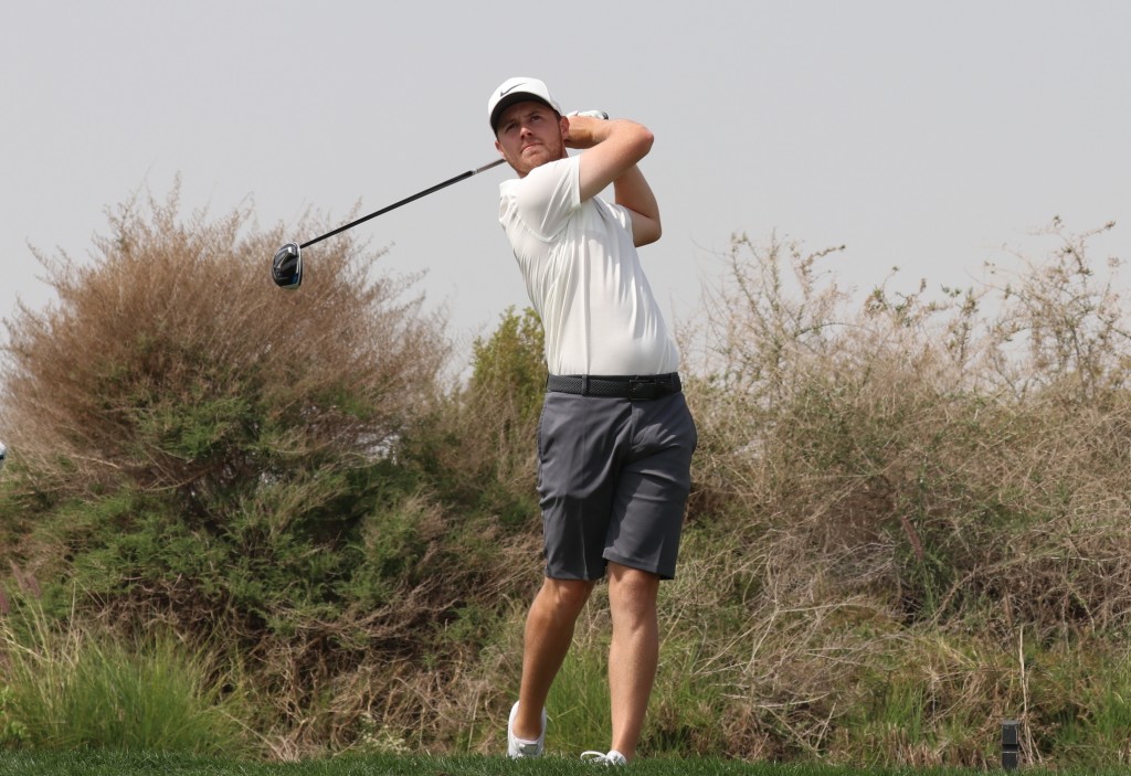 Wentworth’s Harry Ellis during a practice round for the MENA Tour’s Royal Golf Club Bahrain Open