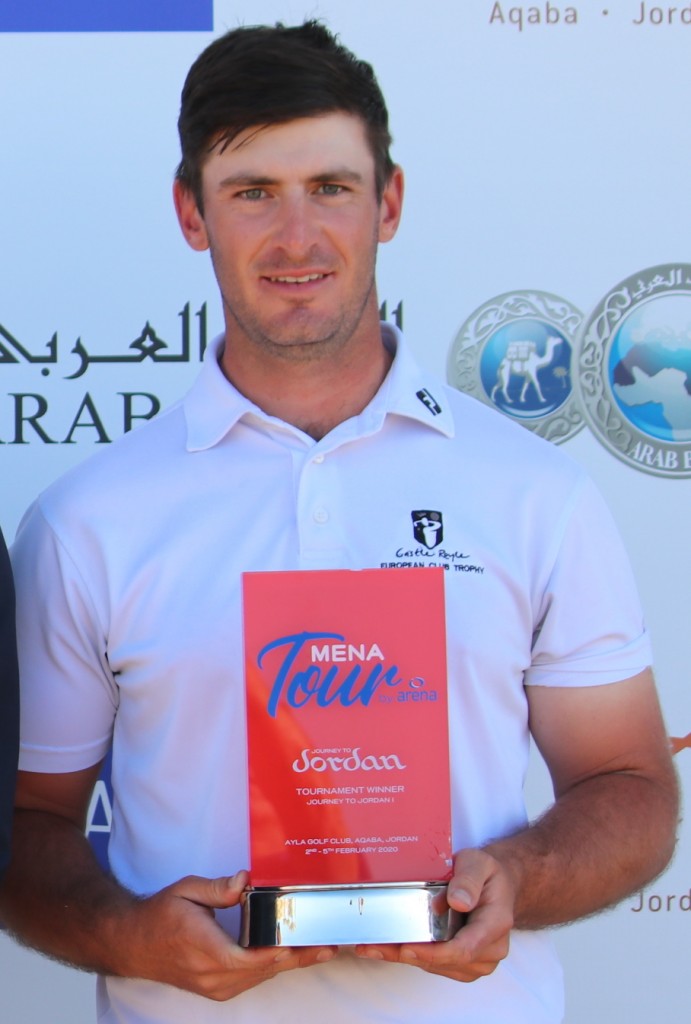 2020 Journey to Jordan No. 1 winner David Langley from Castle Royle Golf Club
