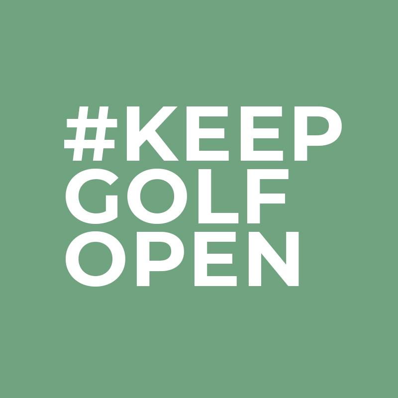 The UK Golf Federation has launched a petiton to Keep Golf Open at change.org