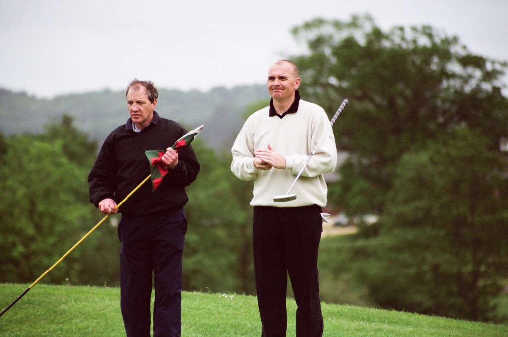 England Golf’s chief executive Jeremy Tomlinson playing in the 2002 Wiltshire Amateur Championship