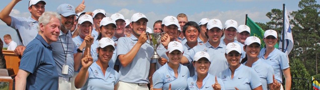 The winning Intenational team at the 2019 Arnold Palmer Cup