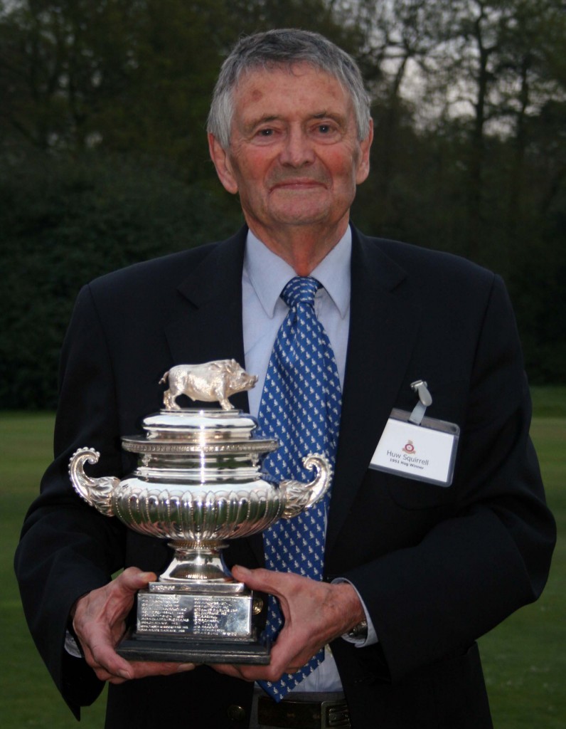 Welsh international Hew Squirrell who died aged 87 in April 2020