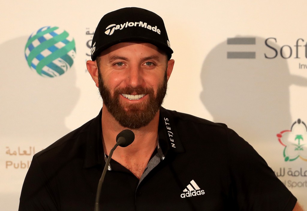 Dustin Johnson will be teaming up with Rory McIlroy to face Rickie Fowler and Matt Wolff in the TaylorMade Driving Relief skins game at Florida’s Seminole GC. Picture by GETTY IMAGES