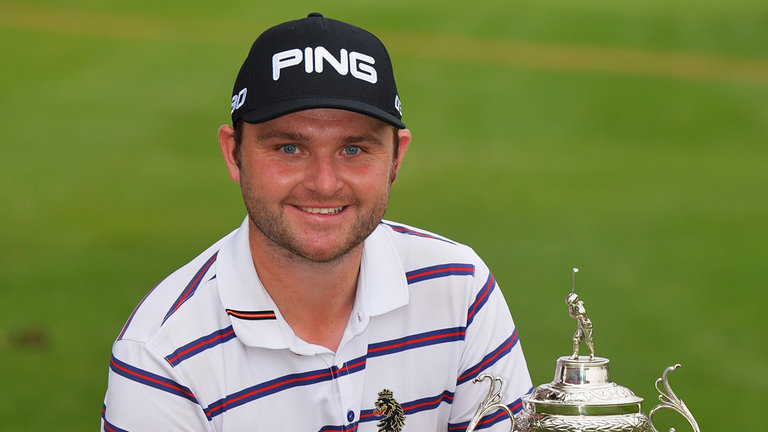 Andy Sullivan picked up his first win since 2015 at the 2020 English Championship at Hanbury Manor