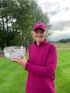 Gabriella Cowley was five-under par after 15 holes but finished on two-under to hold off the chasing pack in the fifth Rose Ladies Series event