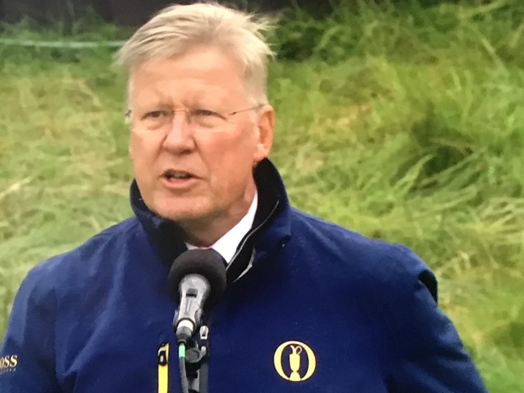 Martin Slumbers the chief executive of The R&A