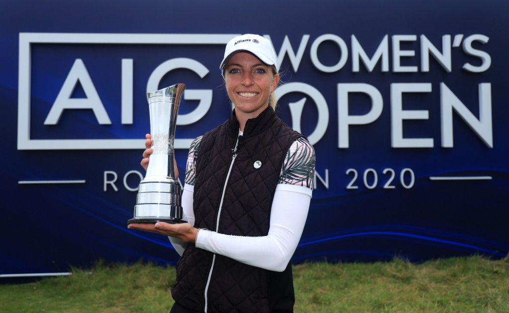 Sophia Popov won the 2020 AIG Women’s Open at Royal Troon by two shots creating history as the first German Major winner