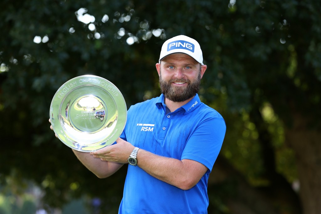 2020 English Championship winner Andrew Sullivan at Hanbury Manior Marriott Hotel and Country Club
