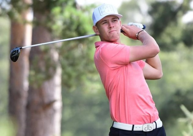 English Amateur championship finalist Callan Barrow from Royal Lytham who lost 4&3 to Bristol’s Jack Cope at Woodhall Spa