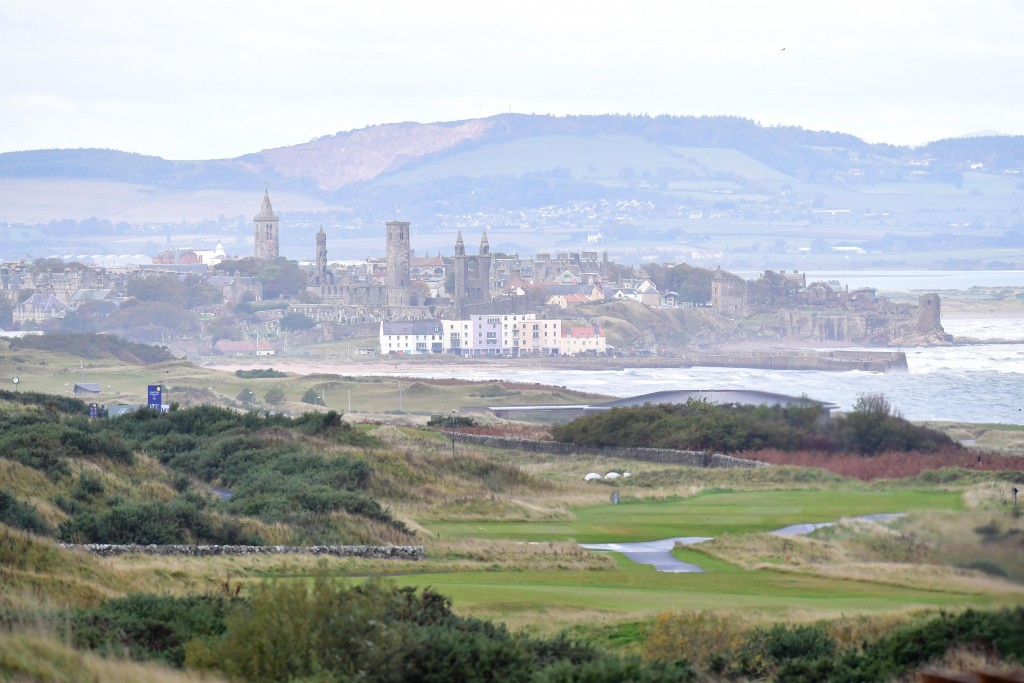 A view of St Andrews from the Torrance Course at Fairmont St Andrews