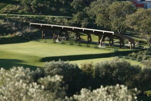 Practice bays at Argentario Golf Club