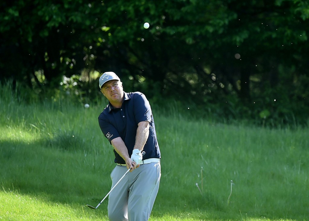 Surrey’s Ross McGowan who leads the D+D REAL Czech Challenge by two shots with two rounds to play. Picture by GETTY IMAGES